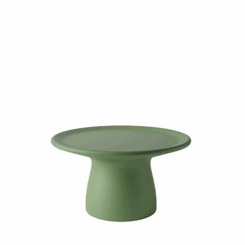 Totino Set Of 3 Low Tables In Green