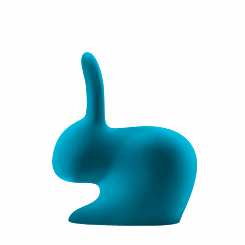 Rabbit Chair Flock Light Blue